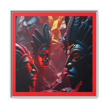 Load image into Gallery viewer, Vibrant Tribal Art Canvas Print - Framed Multi-Color Decor
