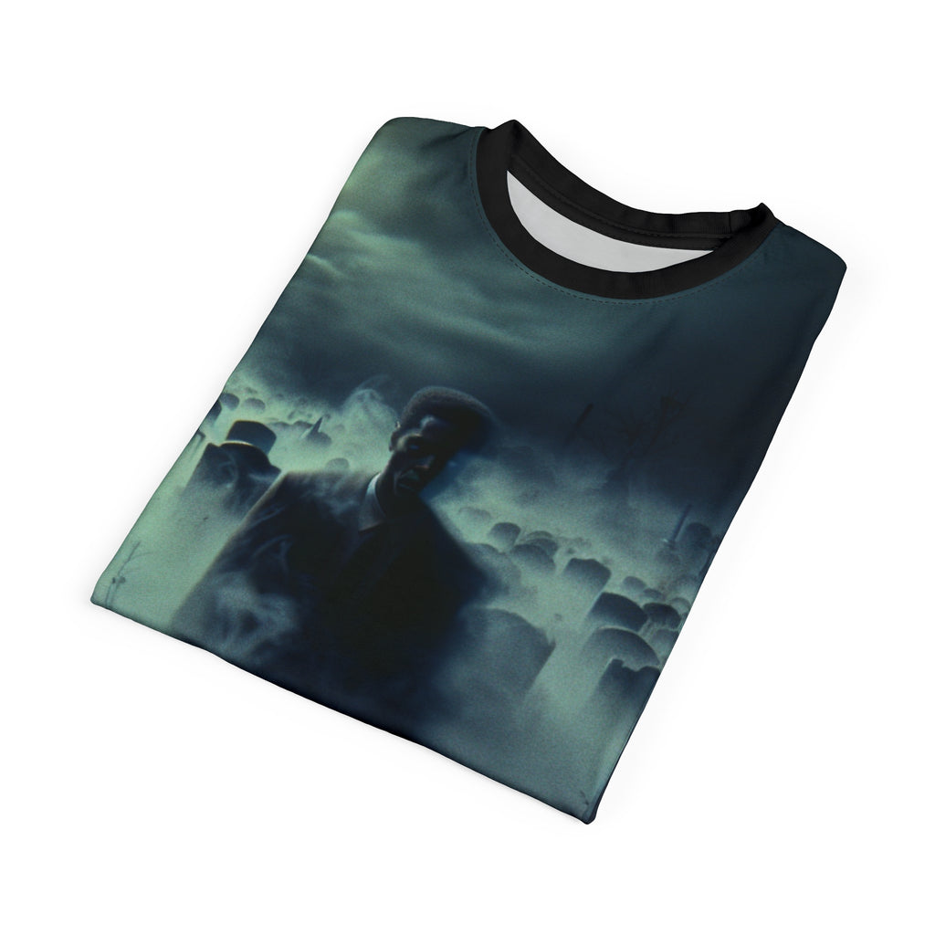 Halloween Themed Unisex Tee, Spooky Graphic Shirt, Costume Party Top, Ghostly Apparel, Unique Holiday T-shirt