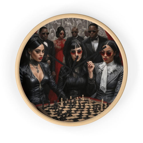 R&RH Game of Chess Wall Clock - Rich and Rich Homeopportunities 