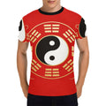 Rich and Rich Red Feng Shui Men's T-Shirt made of premium cotton with vibrant red color