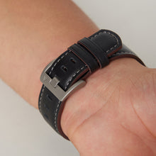 Load image into Gallery viewer, Mecha-Inspired Vintage Leather Band for Apple Watch
