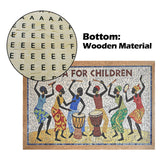 Panoramic 1000-piece wooden puzzle showing Juba dance evolution from fields to stage — additional view 6