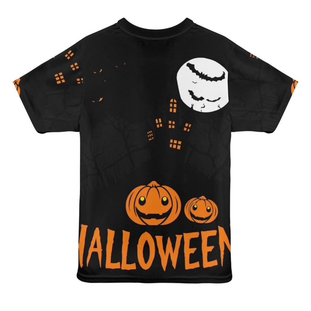 Rich and Rich Halloween graphic black women's all-over print t-shirt