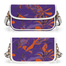 Load image into Gallery viewer, Rich &amp; Rich Purple Passion Botanical Flap Shoulder Handbag - Rich and Rich Homeopportunities
