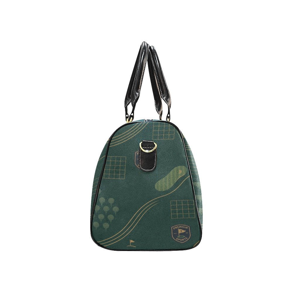 Rich and Rich JetSet Journey Golfing PU Leather Green Weekender Travel Bag - Rich and Rich Homeopportunities