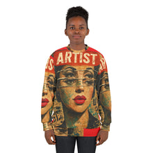 Load image into Gallery viewer, Artistic Unisex Sweatshirt - Vintage Artist Sweatshirt, Stylish Graphic Sweatshirt, Creative Apparel, Art Lover Gift, Conversation Starter
