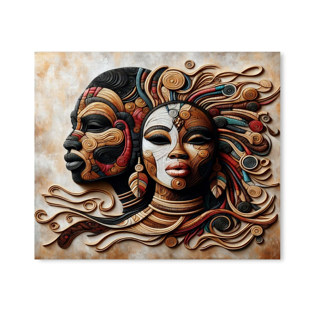 R&RH Intertwined Framed Canvas Print 24