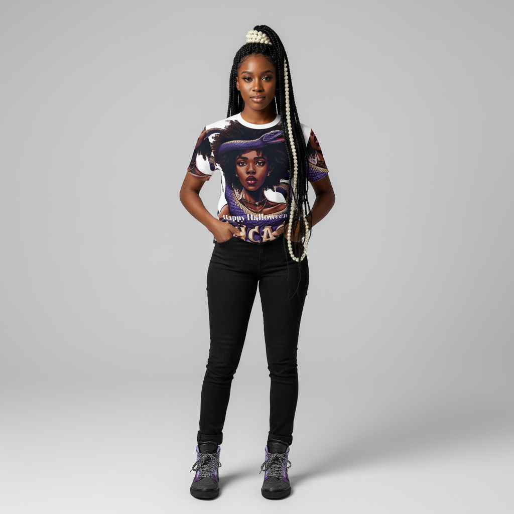 Spooky Chic Halloween Tee, Custom Halloween Shirt, Unisex Graphic Tee, Fall Fashion, Chicago Inspired Top, Unique Gift for Her