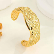 Load image into Gallery viewer, Hip-Hop Women&#39;s Moon Necklace - Chic 18K Gold-Plated Blue and White Bracelet Jewelry
