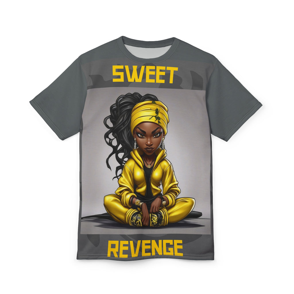 R&RH Grey Sweet Revenge Unisex Graphic Tee - Bold Streetwear Style