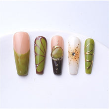 Load image into Gallery viewer, 1073 Handmade Nail Wear Nail Art Reusable Press on Nails False Nails
