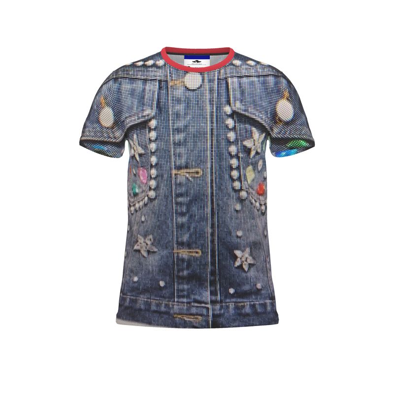 Cut and Sew All Over Print T-Shirt