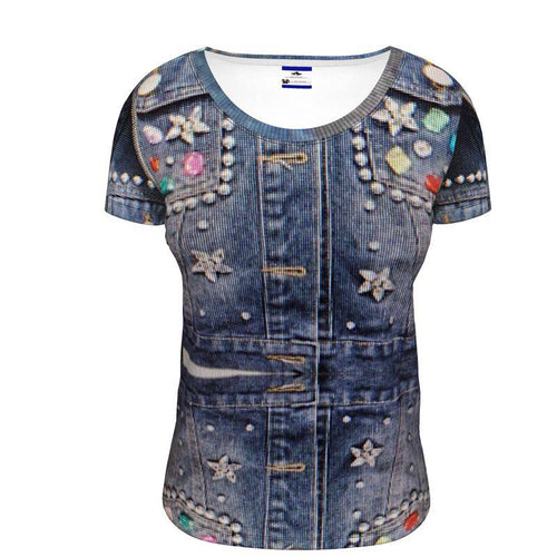 Ladies Scoop Neck T-Shirt - Rich and Rich Homeopportunities 