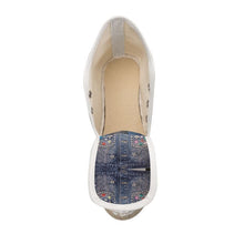 Load image into Gallery viewer, R&amp;RH Jean Like Ladies Wedge Espadrilles - Rich and Rich Homeopportunities 
