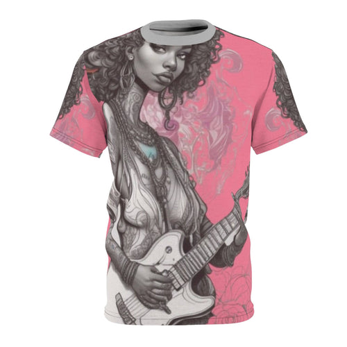 R&RH Guitar Girl Unisex T-shirt - Rich and Rich Homeopportunities 