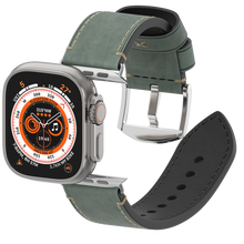 Load image into Gallery viewer, Premium Vintage Leather Band for Apple Watch ,  Handcrafted Distressed Finish
