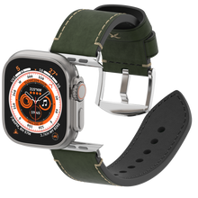 Load image into Gallery viewer, Premium Vintage Leather Band for Apple Watch ,  Handcrafted Distressed Finish
