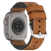 Load image into Gallery viewer, Premium Vintage Leather Band for Apple Watch ,  Handcrafted Distressed Finish
