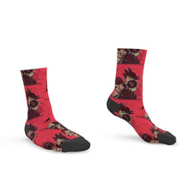 Load image into Gallery viewer, R&amp;RH Caricature Red Socks
