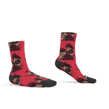 Load image into Gallery viewer, R&amp;RH Caricature Red Socks
