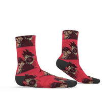 Load image into Gallery viewer, R&amp;RH Caricature Red Socks
