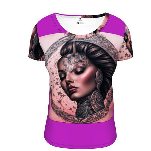 Ladies Scoop Neck T-Shirt - Rich and Rich Homeopportunities 