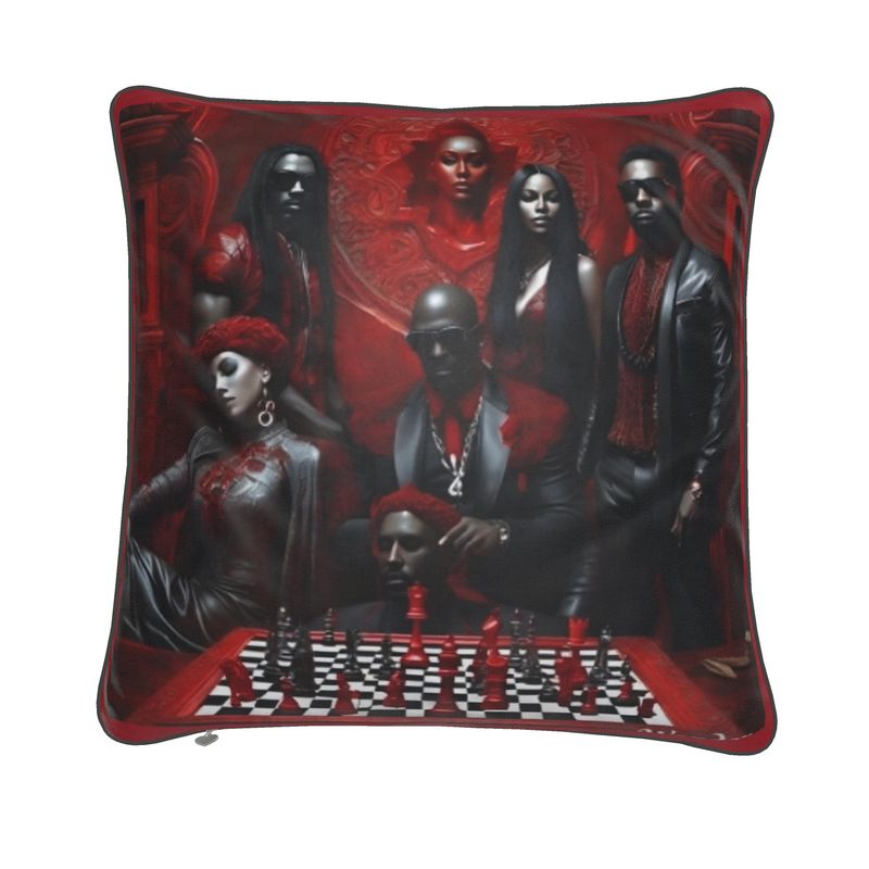 R&RH LuiiLoviie and Friends Chess Game Red Cushions