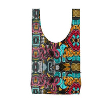 Load image into Gallery viewer, R&amp;RH Grafitti Parachute Shopping Bag - Rich and Rich Homeopportunities 
