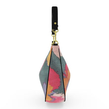 Load image into Gallery viewer, R&amp;RH Flowery Abstract Curve Hobo Bag
