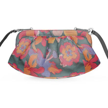Load image into Gallery viewer, R&amp;RH Flowery Abstract Pleated Soft Frame Bag
