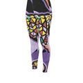 High waisted full length sculpting leggings in black by Contrado