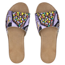Load image into Gallery viewer, Womens Leather Sliders
