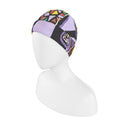 Rich and Rich Classic Designer Purple Abstract Beanie Hat in premium knit