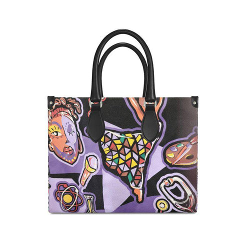 Leather Shopper Bag - Rich and Rich Homeopportunities 