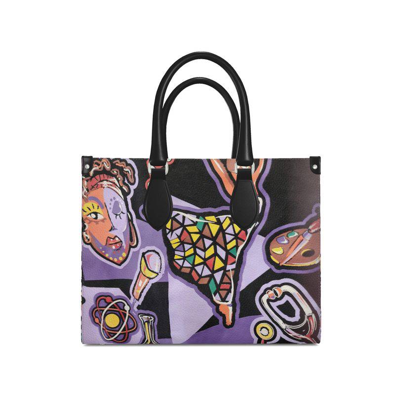 Leather Shopper Bag - Rich and Rich Homeopportunities 