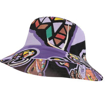 Load image into Gallery viewer, Rich and Rich Purple Love Abstract Artwork Woman&#39;s Bucket Hat
