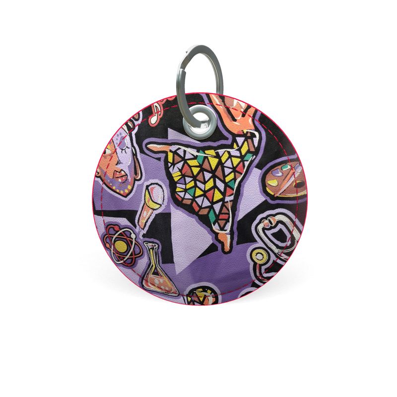 Premium Painted Edge Keyring