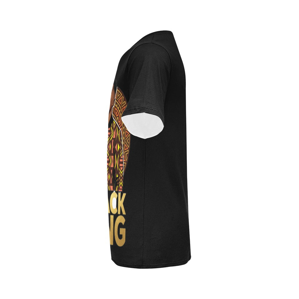 Rich and Rich Black King Men’s Black T-Shirt | Graphic Tee | Soft Polyester Statement Shirt