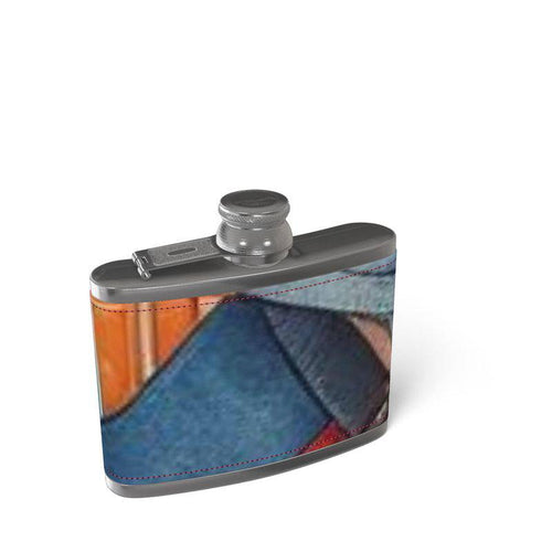 Leather Wrapped Hip Flask - Rich and Rich Homeopportunities 
