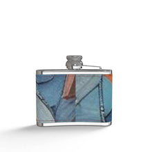 Load image into Gallery viewer, Leather Wrapped Hip Flask - Rich and Rich Homeopportunities 
