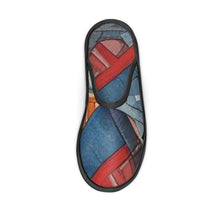 Load image into Gallery viewer, R&amp;RH Denim Look Designer Slippers - Rich and Rich Homeopportunities 
