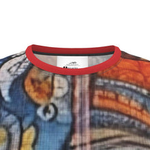 Load image into Gallery viewer, R&amp;RH Women&#39;s Whimsical Blue Designer Remix T Shirt
