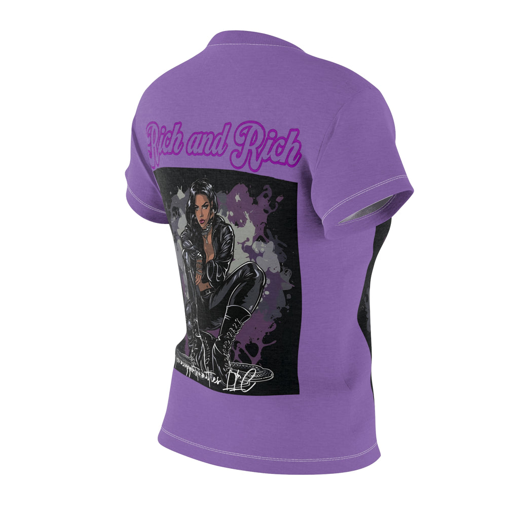 R&RH Luiiloviie Women's Lavender Tee- Stylish Graphic Tee for Bold Women