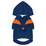 Rich and Rich Hoop Hounds Blue Pet Hoodie