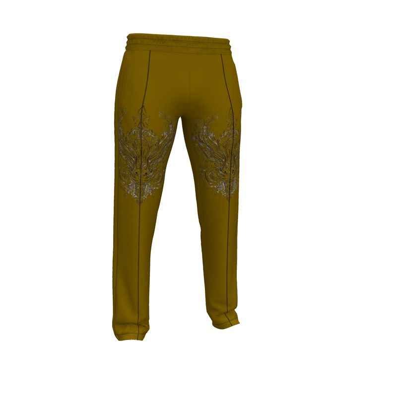 Rich and Rich Men's Brown Designer Tracksuit Trousers - Rich and Rich Homeopportunities