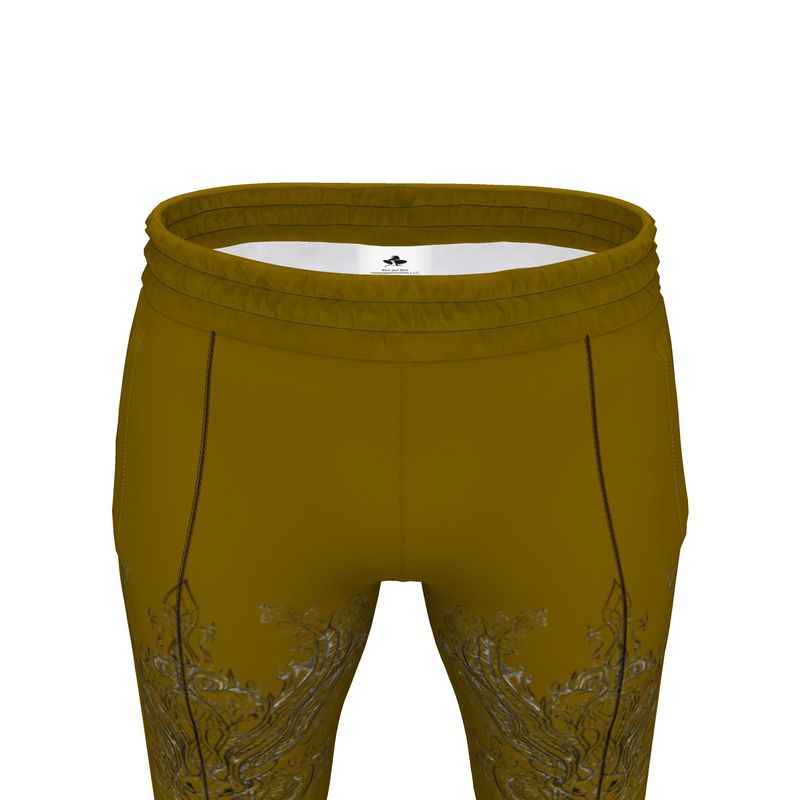 Rich and Rich Men's Brown Designer Tracksuit Trousers - Rich and Rich Homeopportunities