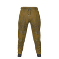 Men's slim fit poly-elastane joggers with cuffed ankles and drawstring