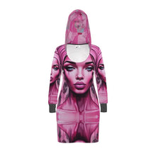 Load image into Gallery viewer, Her Eyes Hoodie Dress
