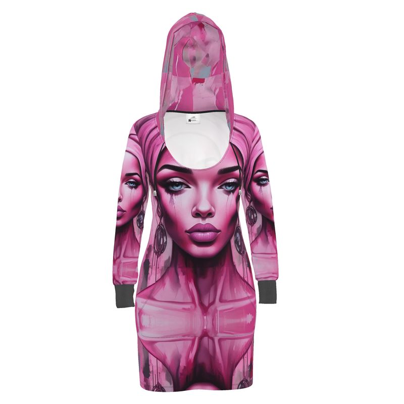 Her Eyes Hoodie Dress