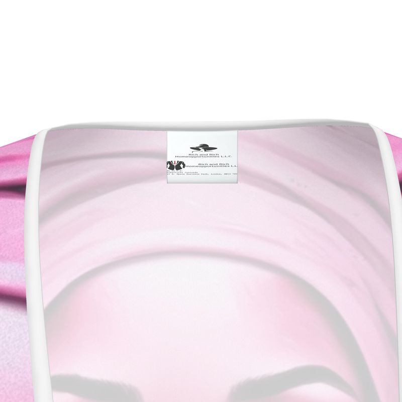 Rich and Rich 'Her Eyes' Pink Designer Women's Tea Dress